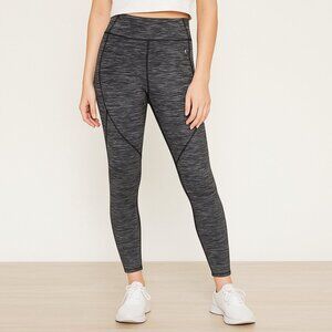 Minimalist Gym Core Hyba Athletic Leggings Heathered Gray Size Small Activewear